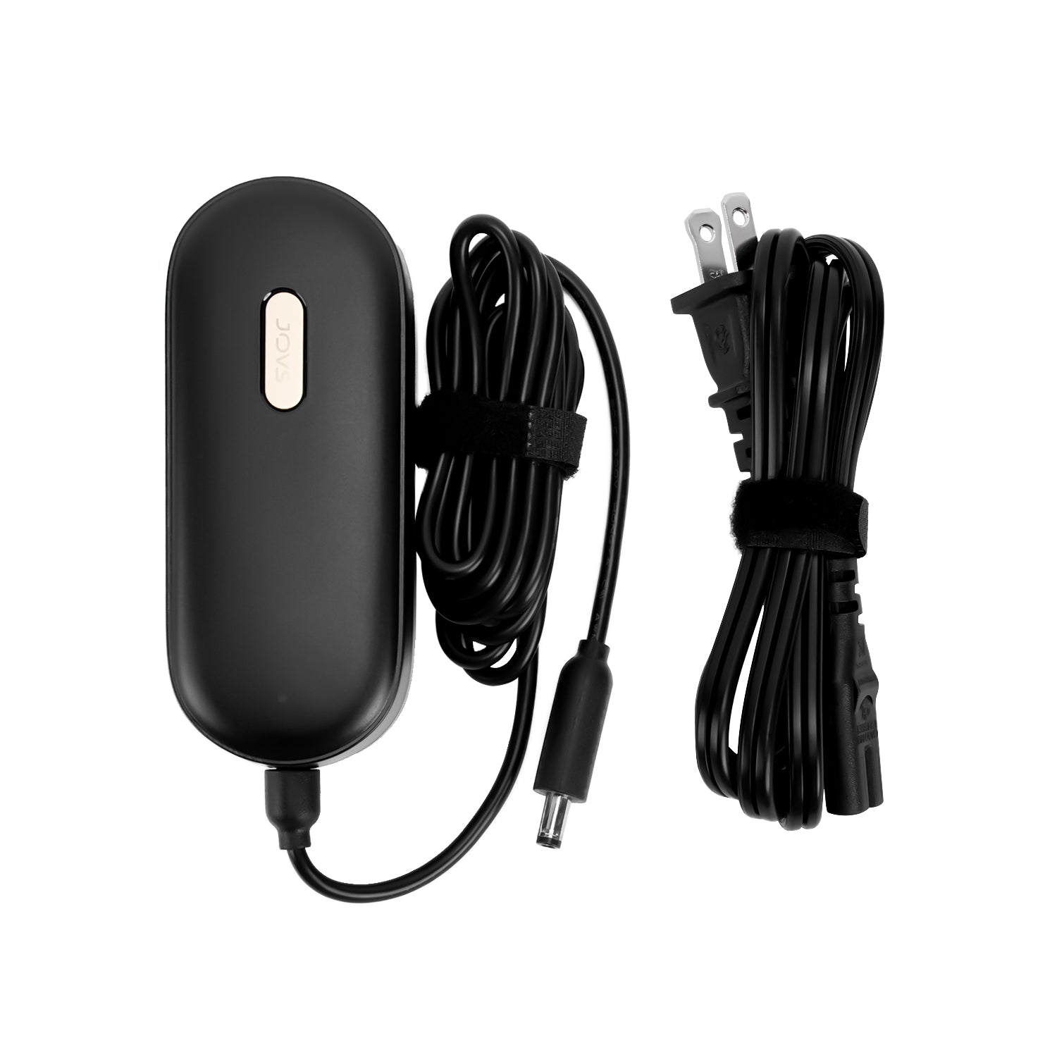 JOVS Universal Charging Adapter, compatible with JOVS Blacken DPL, Venus Pro II, Mini Wireless, and JOVS X Devices for hair removal and skin care.