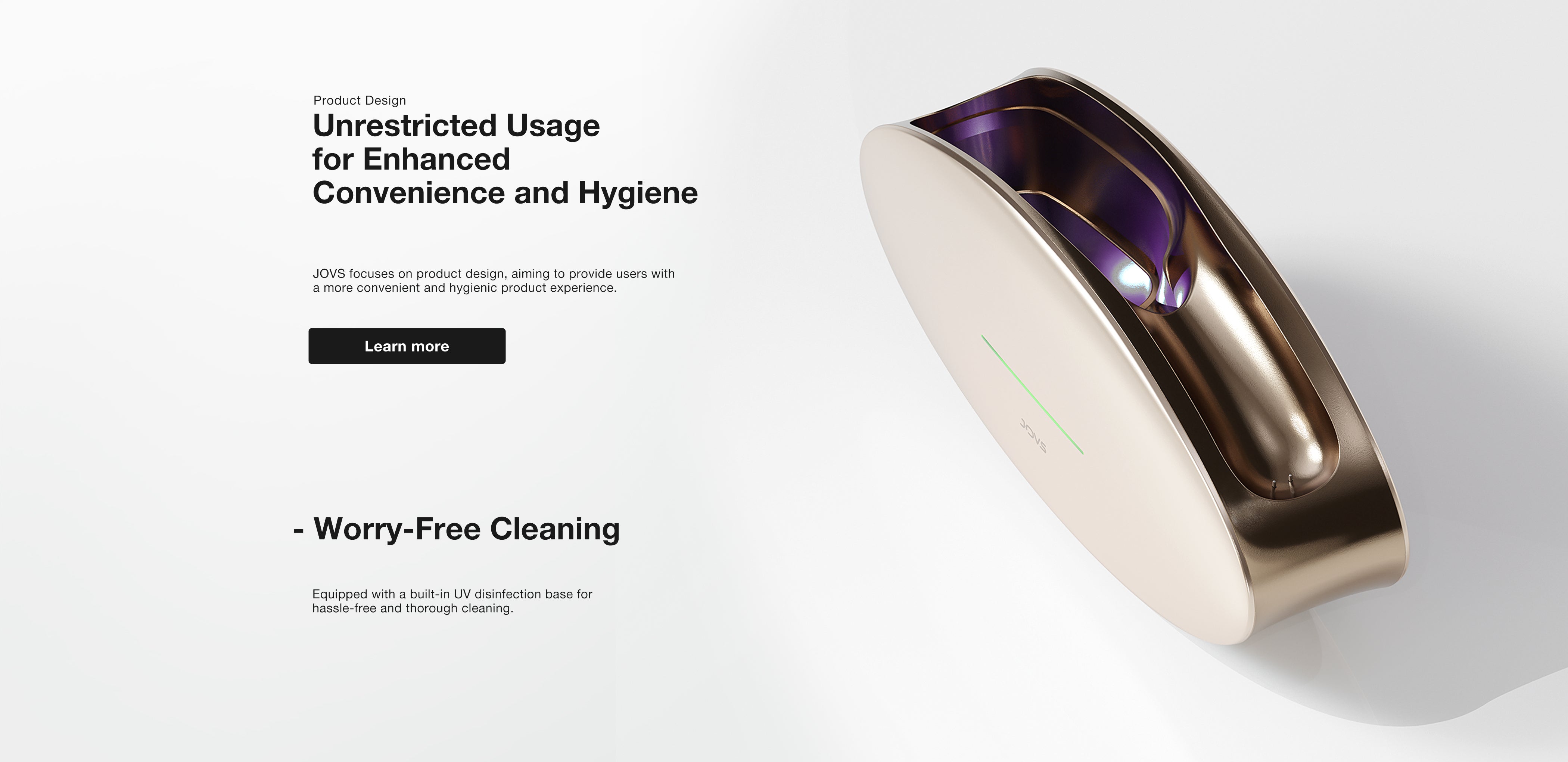 JOVS Slimax Microcurrent Full-Body Anti-Aging Device with Built-in UV Disinfection for Enhanced Hygiene.