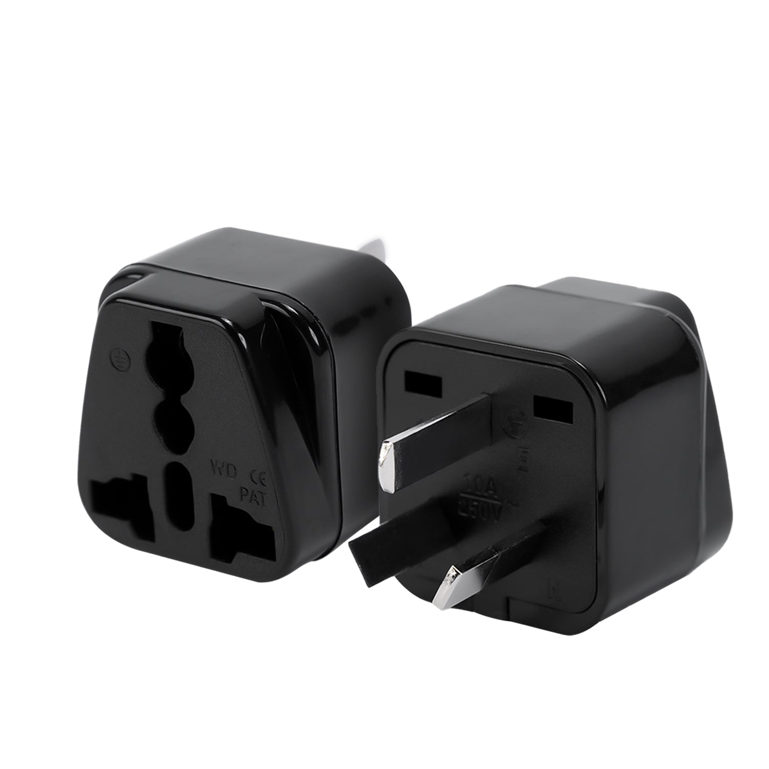 JOVS Black USA to Australian Travel Conversion Plug for Easy Power Access.