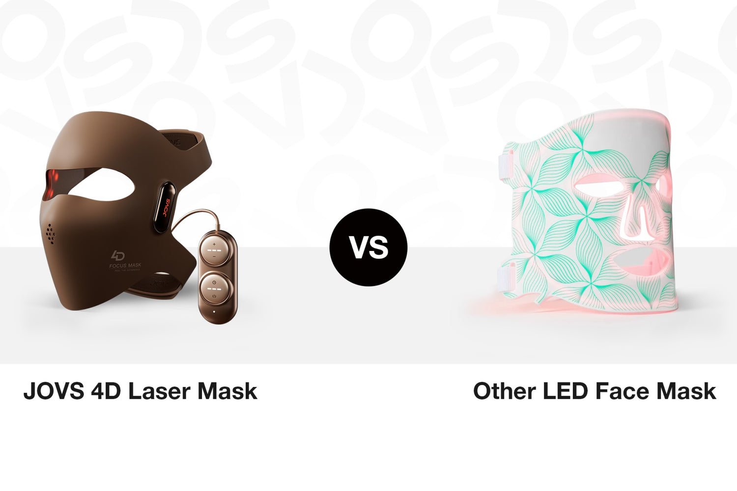 compare JOVS 4D laser mask with Omnilux contour face mask