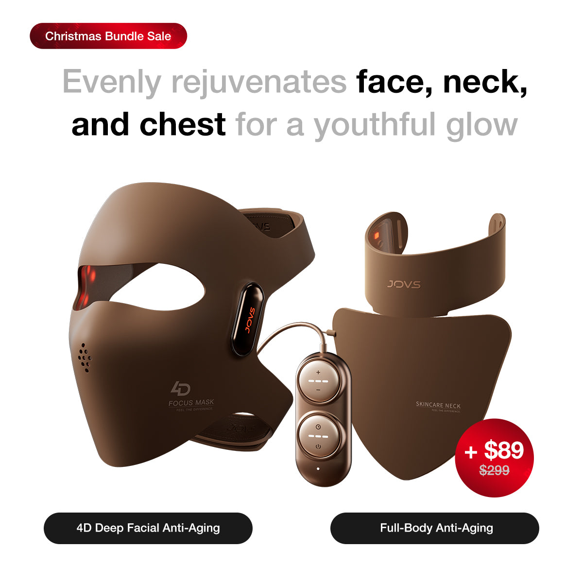 JOVS 4D Laser Light Therapy Mask