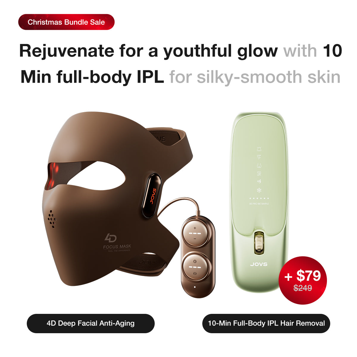 JOVS 4D Laser Light Therapy Mask