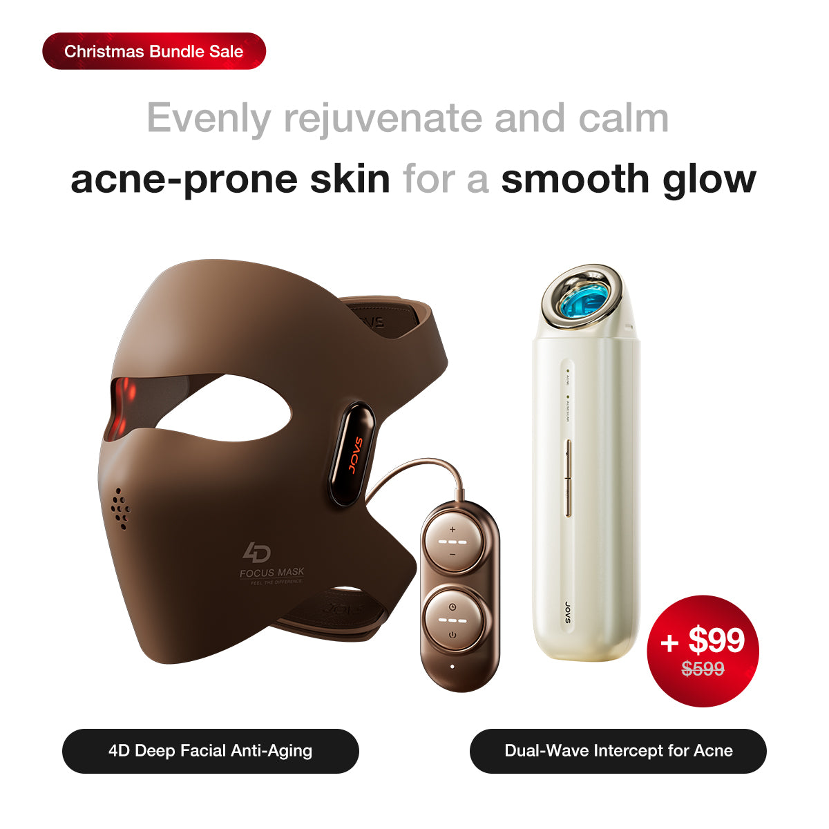 JOVS 4D Laser Light Therapy Mask