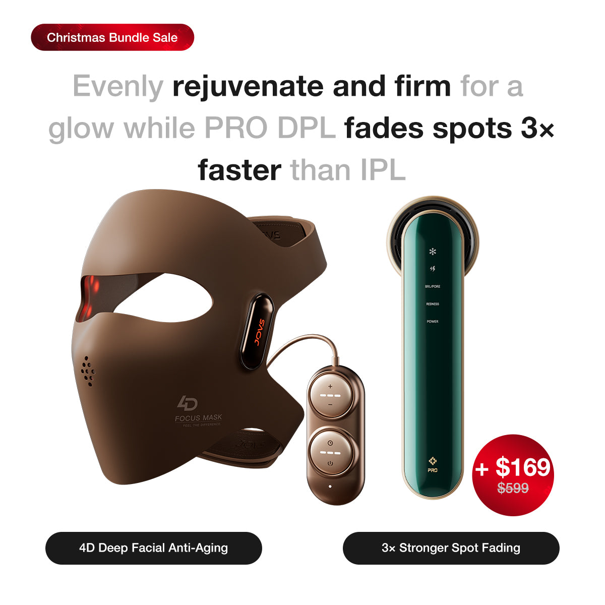 JOVS 4D Laser Light Therapy Mask