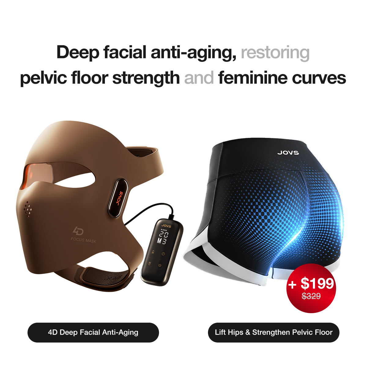 JOVS 4D Laser Light Therapy Mask