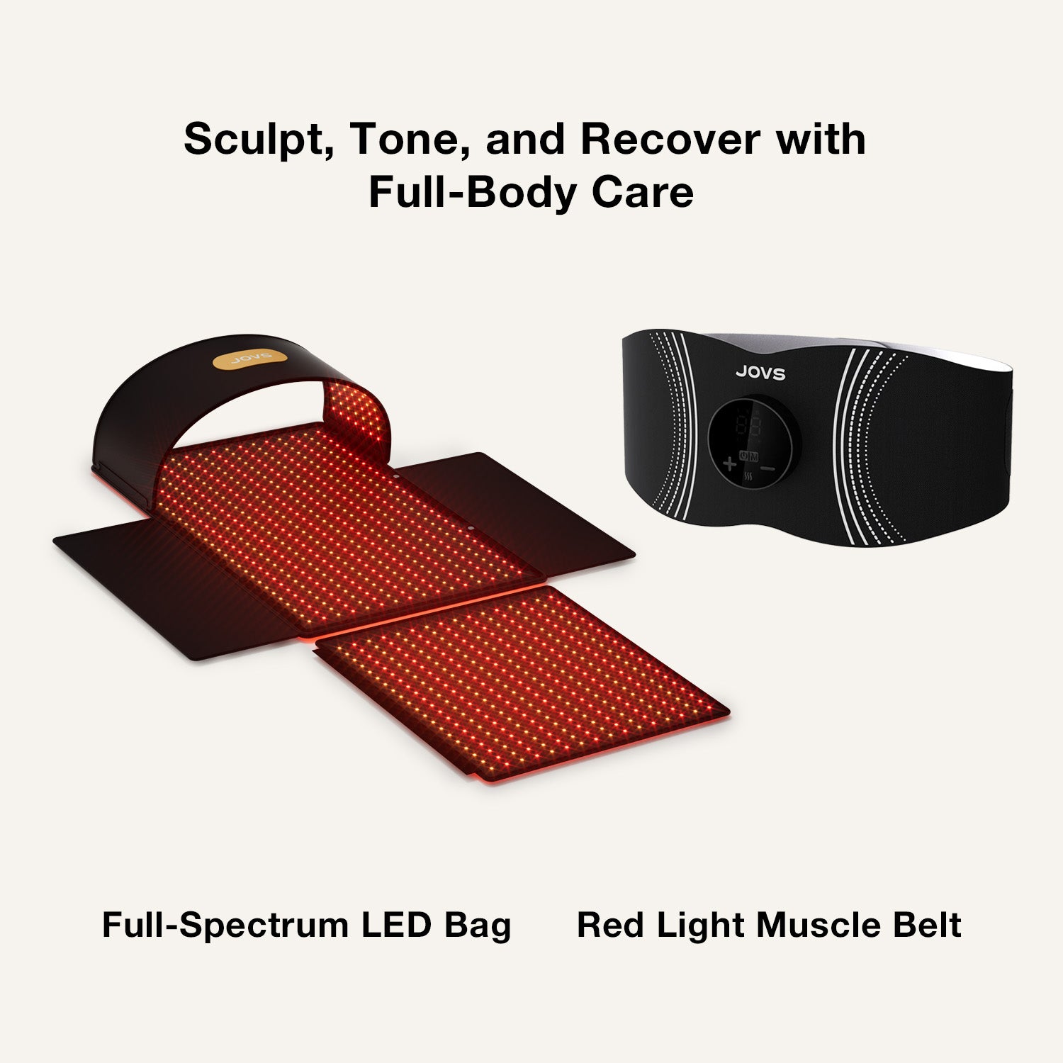 JOVS Full-Spectrum LED Light Therapy Sleeping Mat