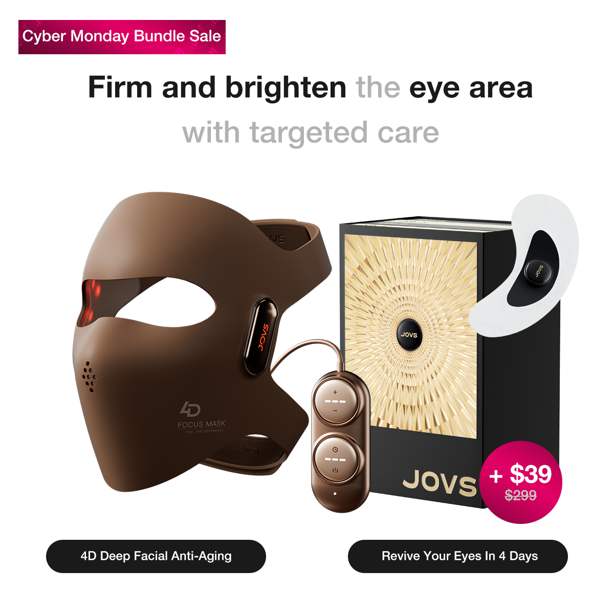 JOVS 4D Laser Light Therapy Mask