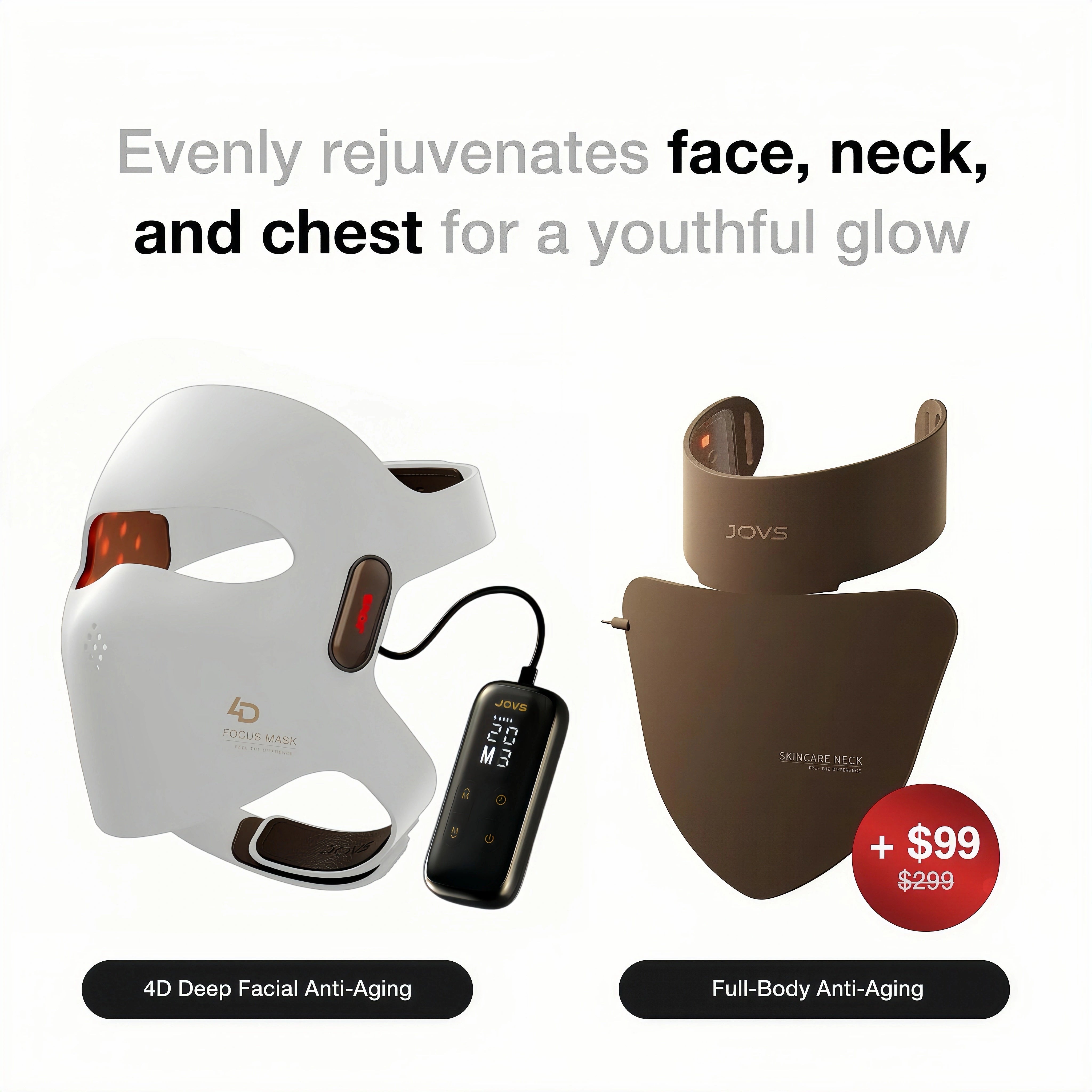 JOVS 4D Laser Light Therapy Mask