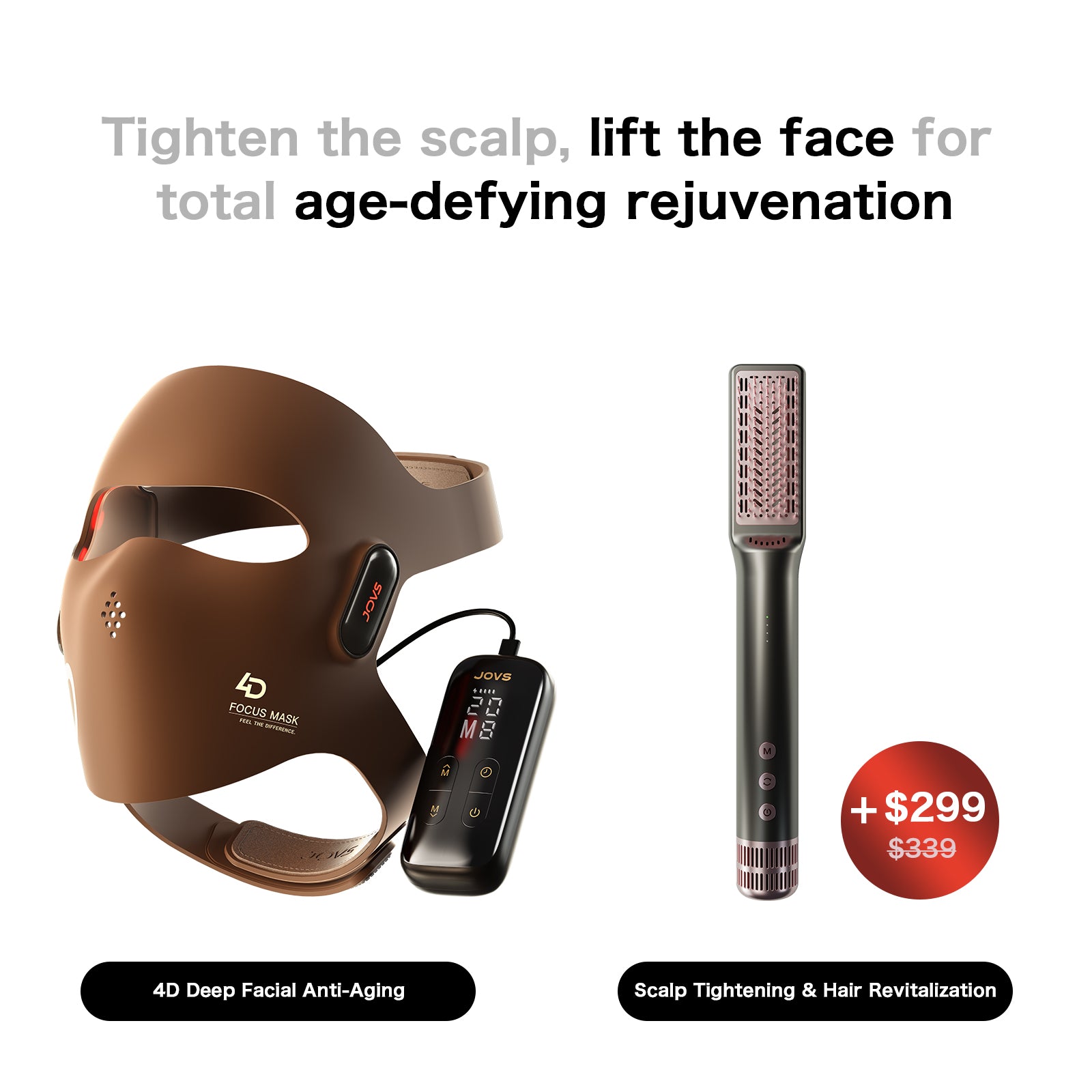 JOVS 4D Laser Light Therapy Mask