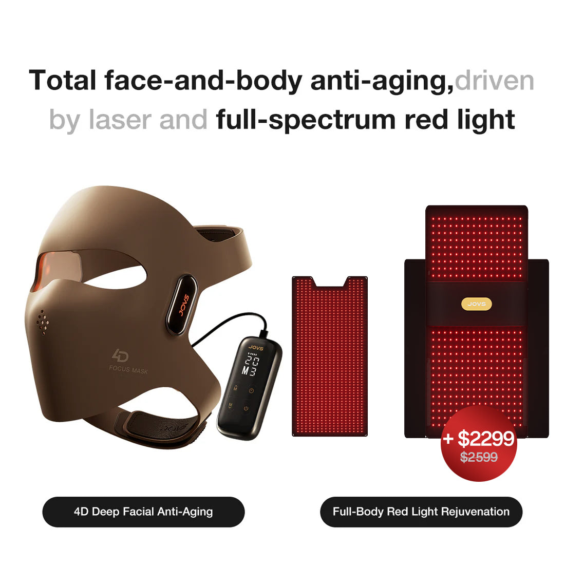 JOVS 4D Laser Light Therapy Mask