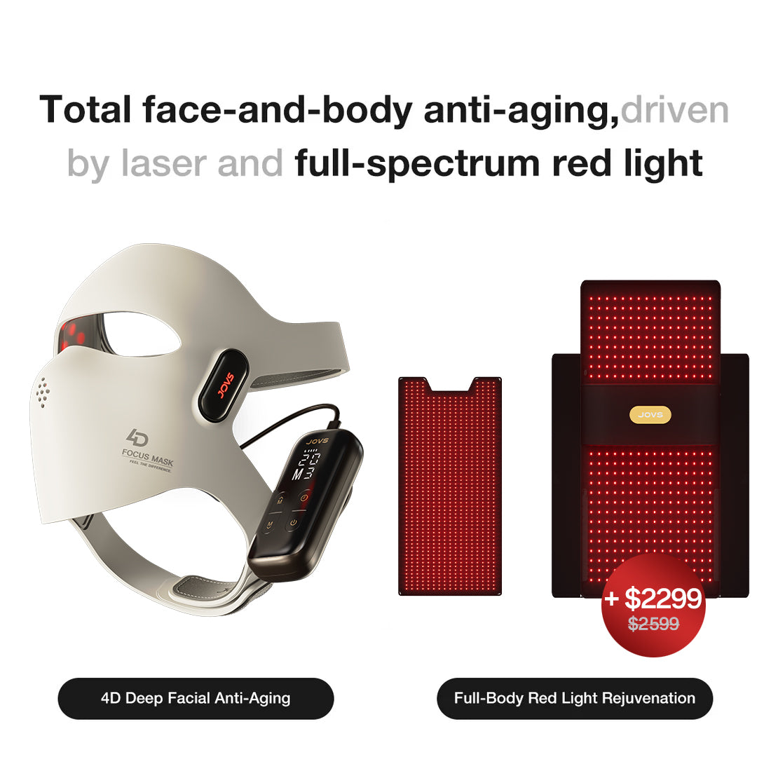JOVS 4D Laser Light Therapy Mask