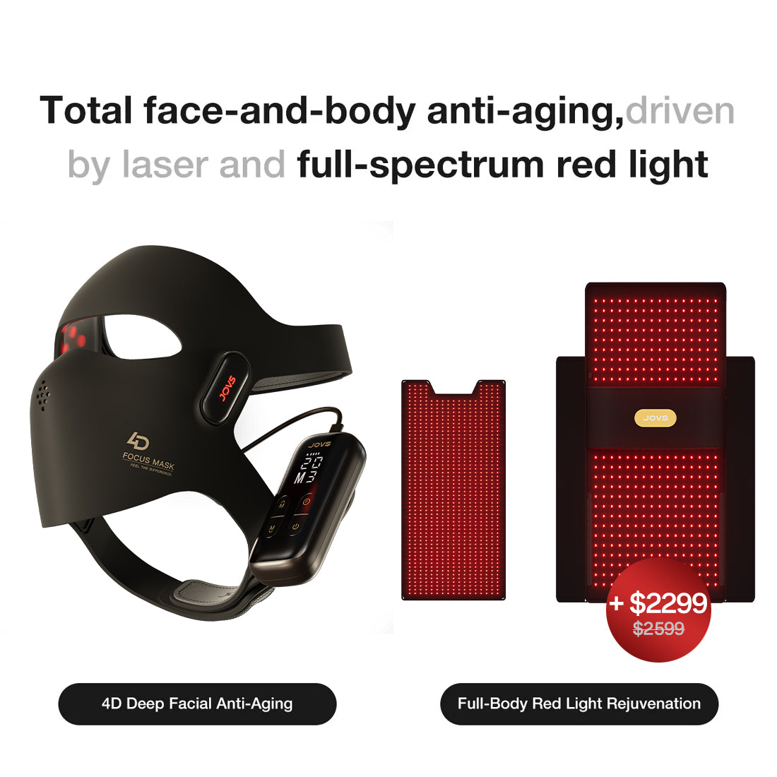 JOVS 4D Laser Light Therapy Mask