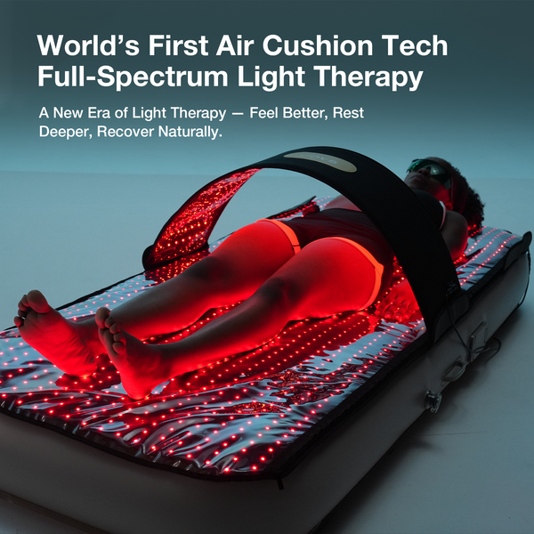 JOVS Air-Cushion Full-Spectrum Red Light Therapy Mat