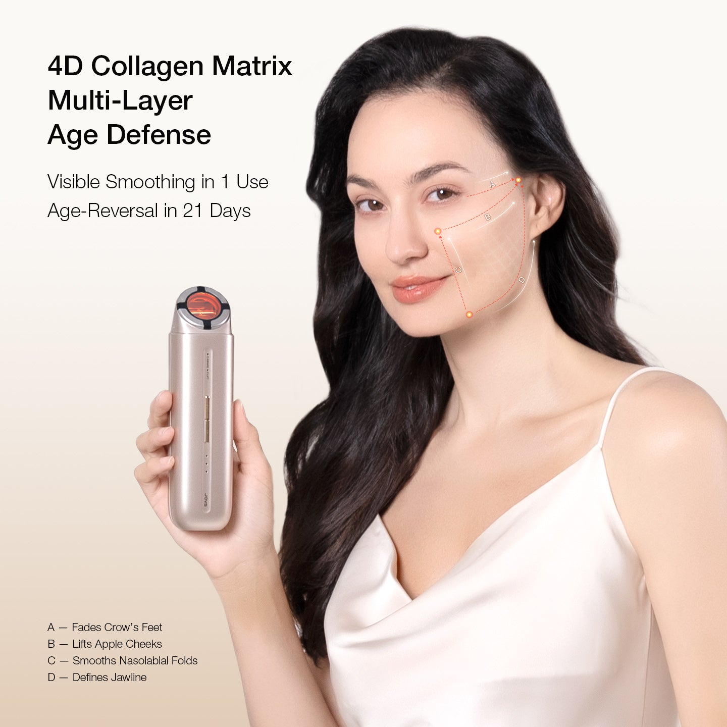 ボディ・フェイスケア EMS STYLIFT USED JOVS SkinLift EMS-Light Anti-aging Beauty Device
