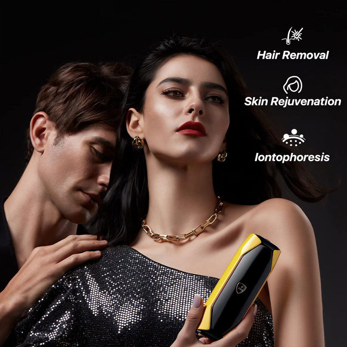 JOVS X 3-in-1 IPL Hair Removal Device for Home Use
