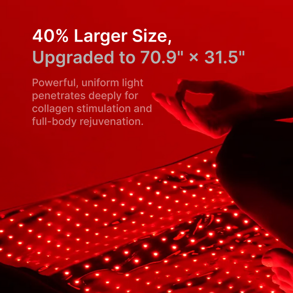 JOVS Full-Spectrum Red Light Therapy Mat Pro