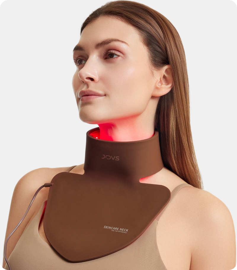 JOVS Red LED Light Neck & Chest Mask