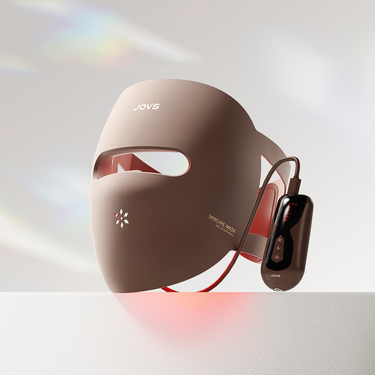 JOVS Red LED Light Therapy Face Mask Professional & Safe Skincare Mask