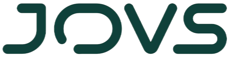 The official JOVS logo in elegant emerald green, representing the brand's commitment to luxury and effective hair removal and skincare solutions.