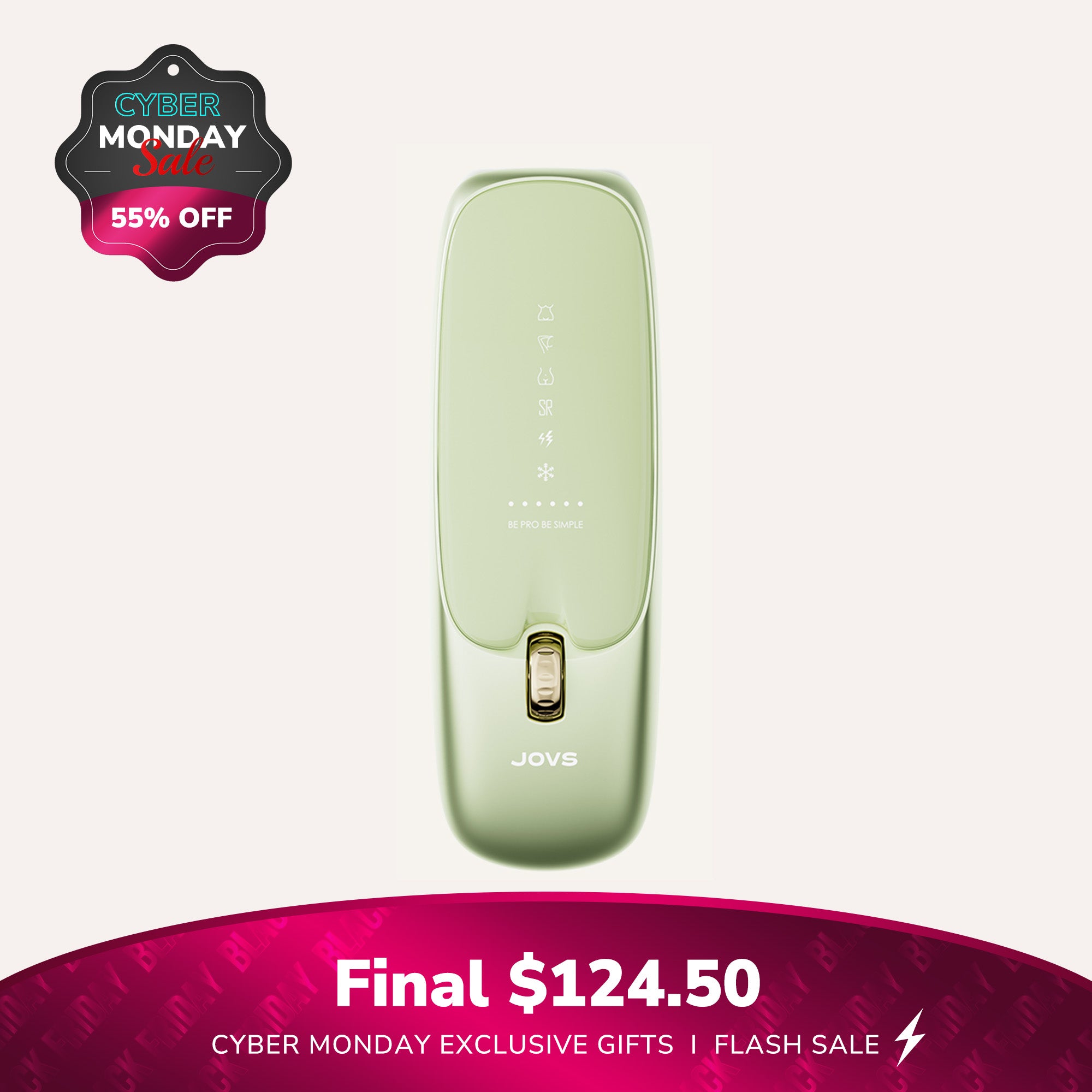 JOVS Scroll IPL Hair Removal Device