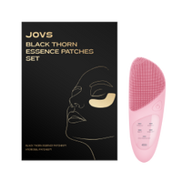 Facial Cleansing Brush + Black Thorn Essence Patches Set