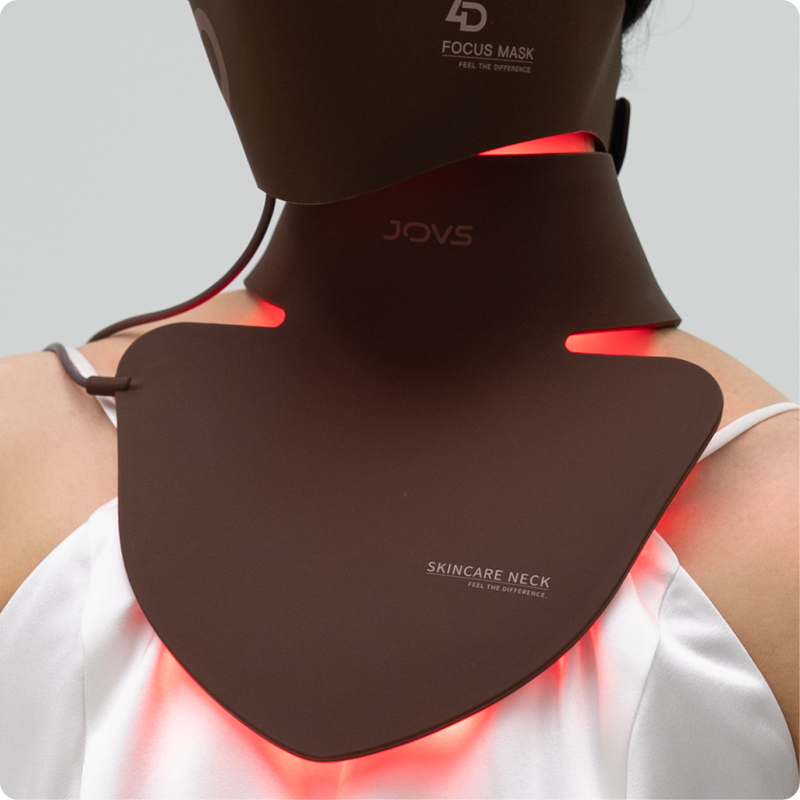 JOVS Red LED Light Neck & Chest Mask