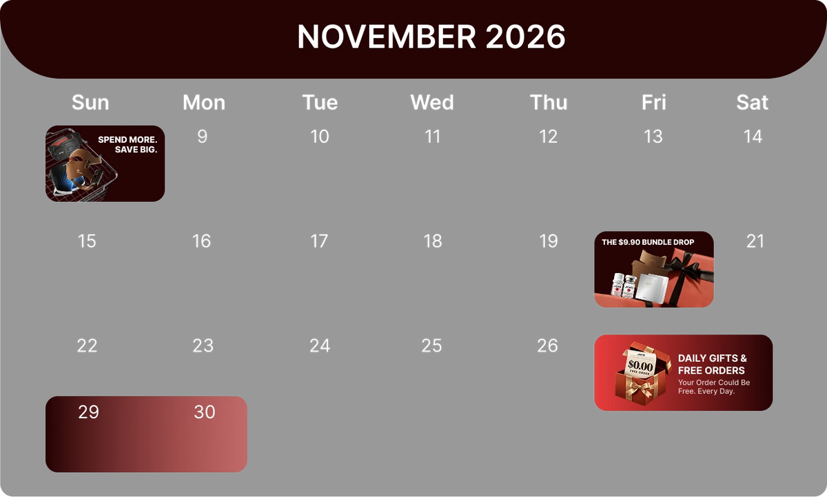 November 2026 calendar