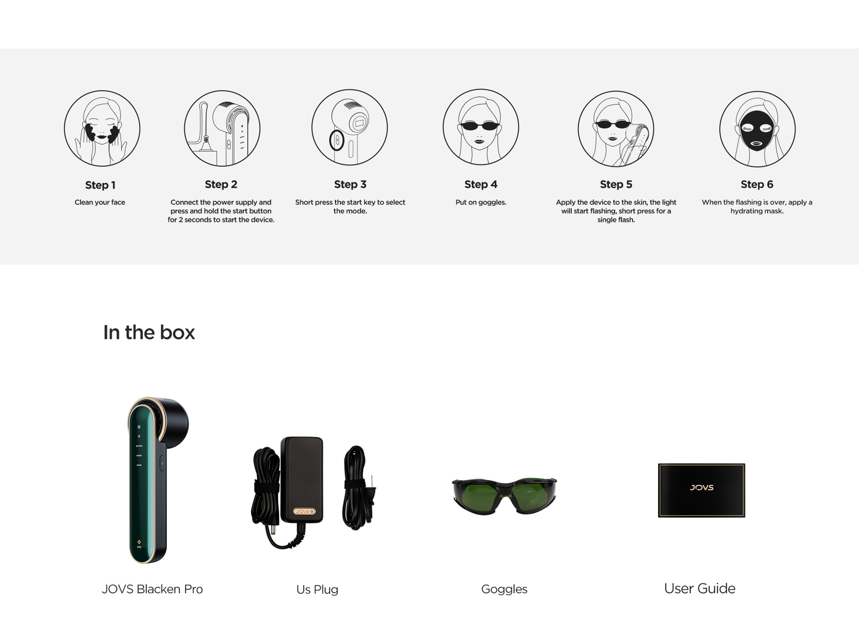 JOVS | Blacken Pro DPL Photofacial Skincare Device